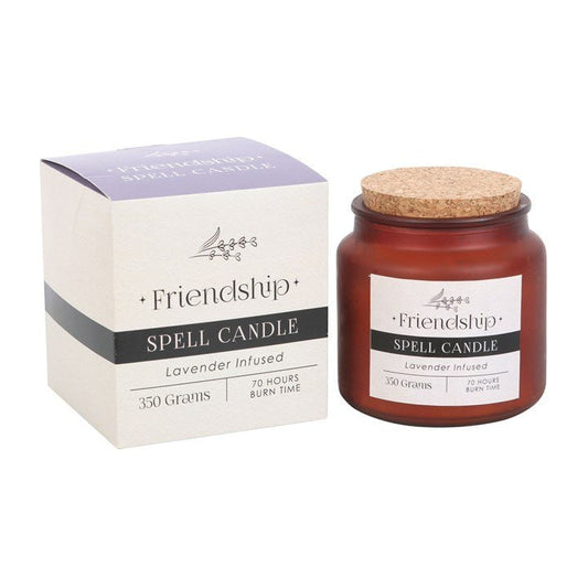 Friendship Candle: Lavender Friendship & Love Jar Candle – Manifest Connection & Harmony - Forever After Boutique