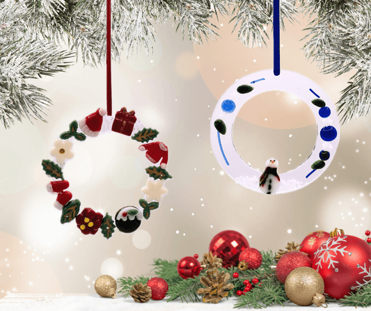 Fused Glass Christmas wreath Workshop Saturday 8th November - Forever After Boutique