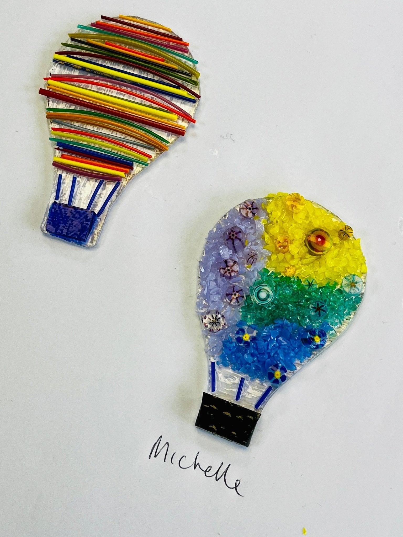 Fused glass Hot Air Balloon workshop Saturday 15th June 10.30 - 12.00 - Forever After Collective