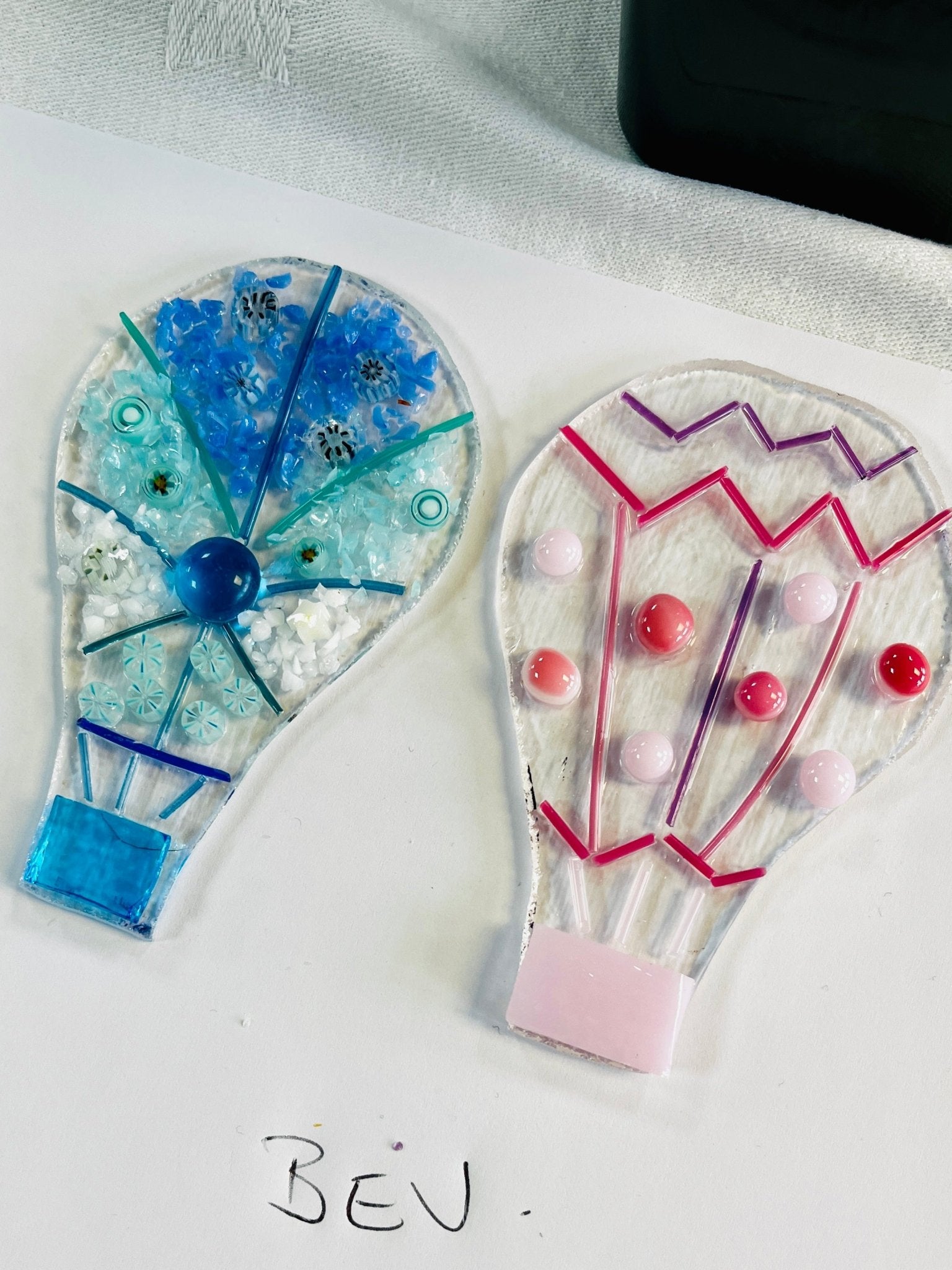 Fused glass Hot Air Balloon workshop Saturday 15th June 10.30 - 12.00 - Forever After Collective