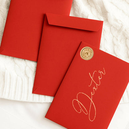 Funny Christmas letter - with envelope
