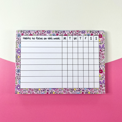 Habit Tracker Pad - A6