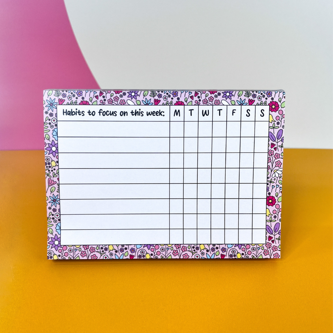 Habit Tracker Pad - A6