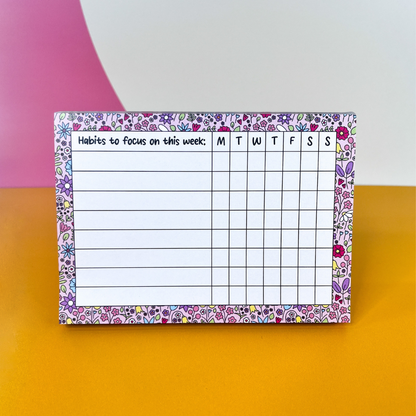 Habit Tracker Pad - A6