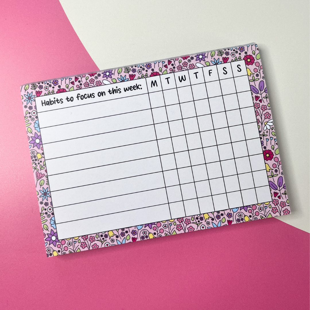 Habit Tracker Pad - A6