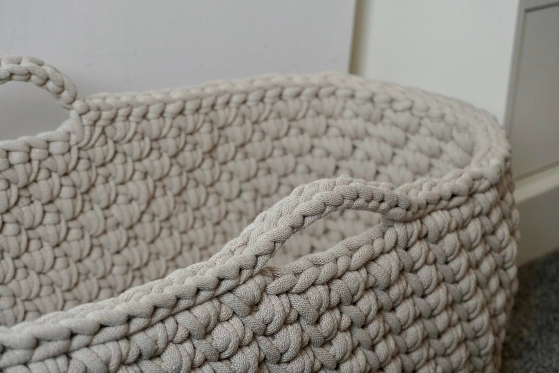 Handmade Crocheted Moses Basket - Forever After Boutique