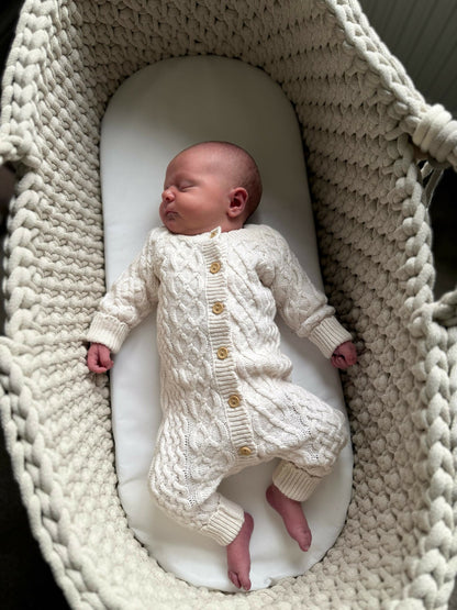 Handmade Crocheted Moses Basket - Forever After Boutique
