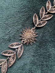 Vintage Filigree floral bracelet