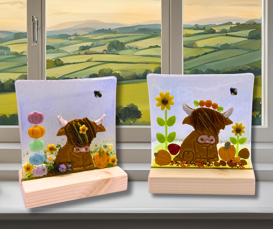 FUSED GLASS HIGHLAND COW WORKSHOP Saturday 11th October