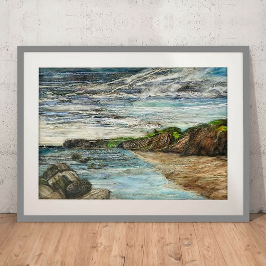 Hunmanby Gap - original artwork - Forever After Boutique