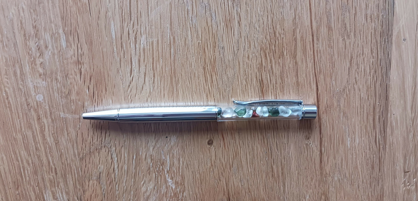 SEA GLASS FILLED BALLPOINT PEN