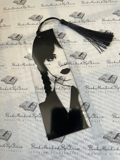 Wednesday Addams Acrylic Bookmark