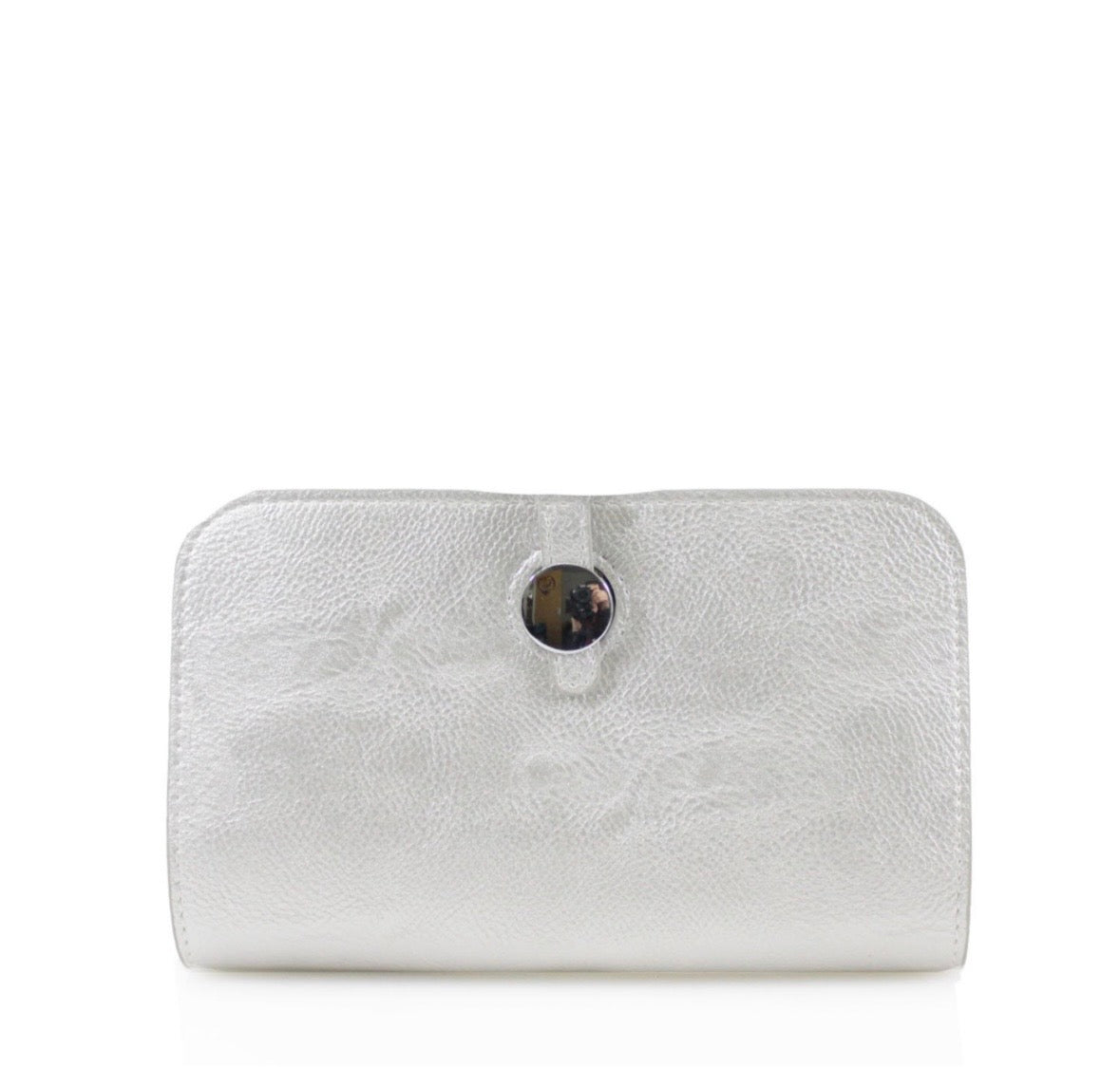 Multi Passport Travel Wallet with Detachable Coin Purse Silver