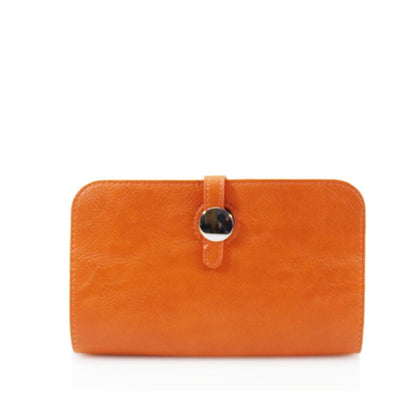 Multi Passport Travel Wallet with Detachable Coin Purse Orange