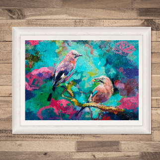 Jays – A4 Art Print