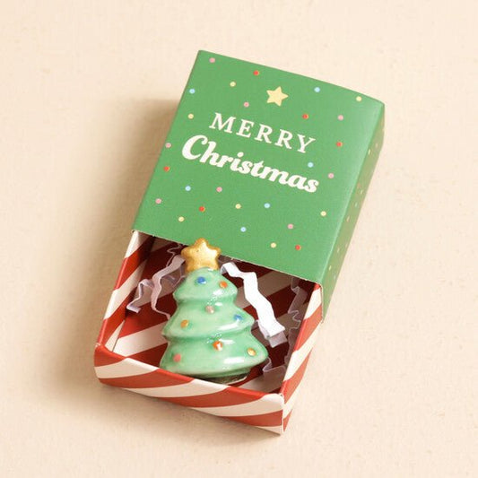 Keepsake Tiny Matchbox Ceramic Christmas Tree Token - Forever After Boutique
