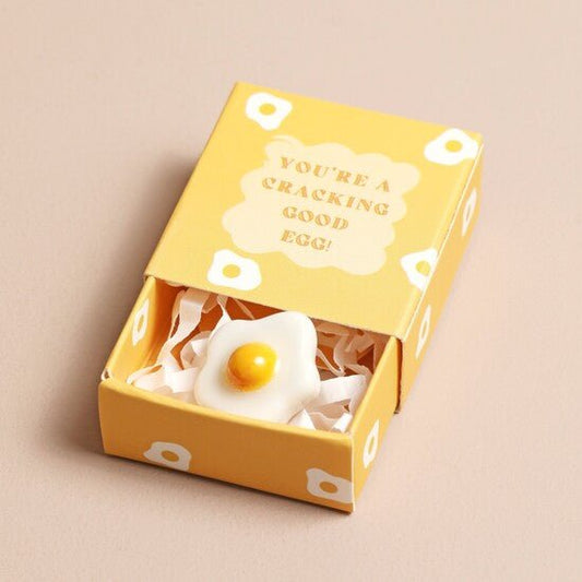 Keepsake Tiny Matchbox Ceramic Egg Token - Forever After Collective