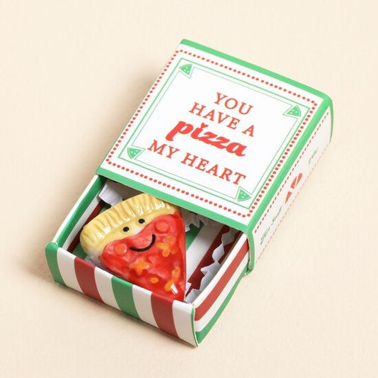 Keepsake Tiny Matchbox Pizza Token - Forever After Boutique