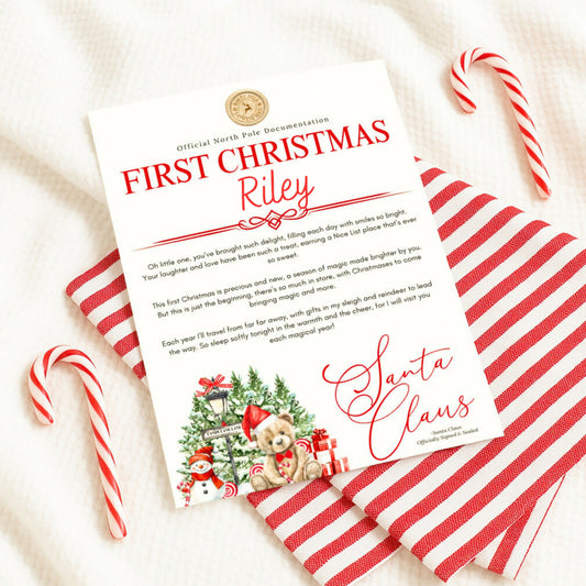 First Christmas letter