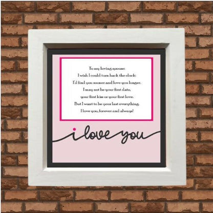 Love collage picture frame - Forever After Boutique