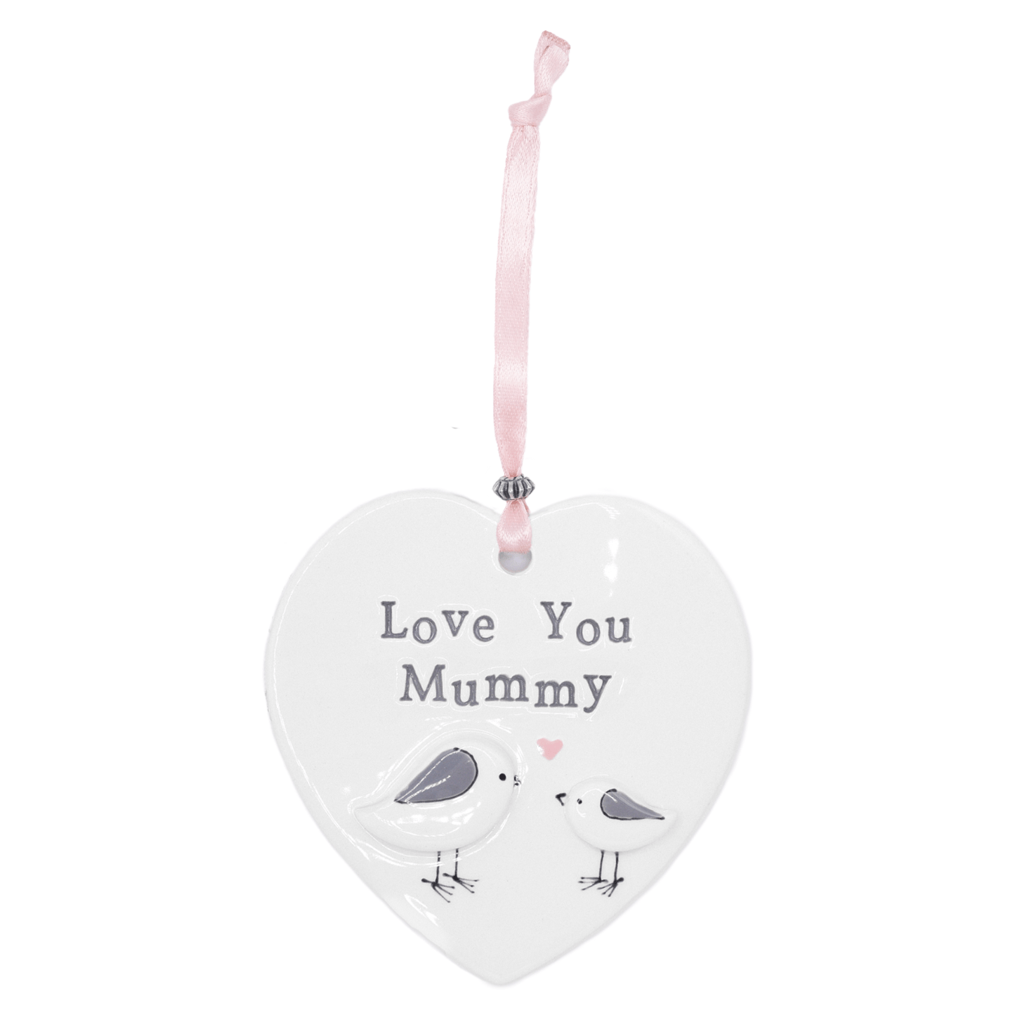 ‘Love You Mum’ Ceramic Hanging Heart - Forever After Boutique