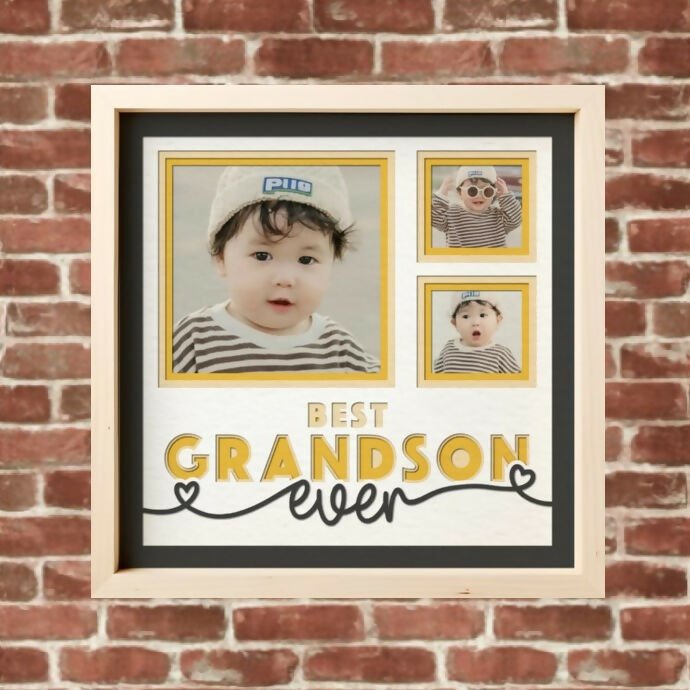 Male collage picture frame - Forever After Boutique