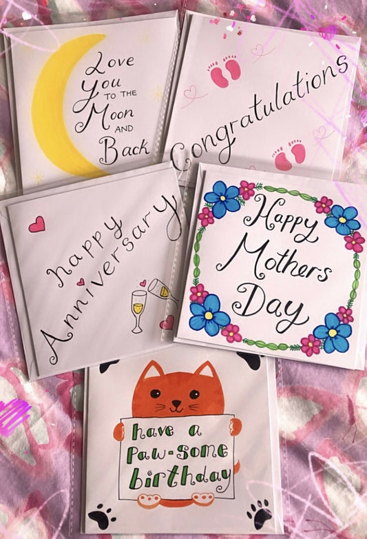 personalised cards handmade york
