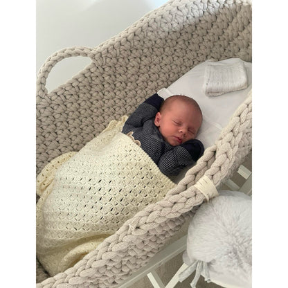 Handmade Neutral Moses Basket