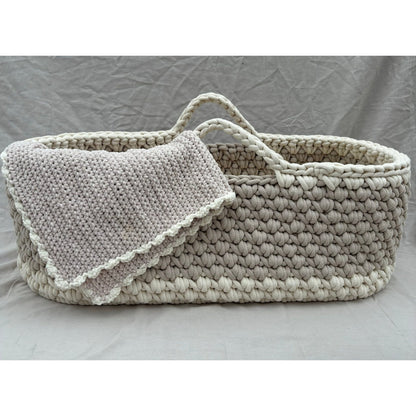 Handmade Neutral Moses Basket