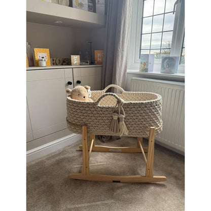Handmade Neutral Moses Basket