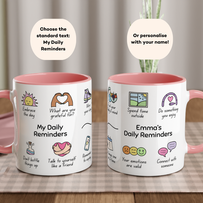 My Daily Reminders Personalised Mug