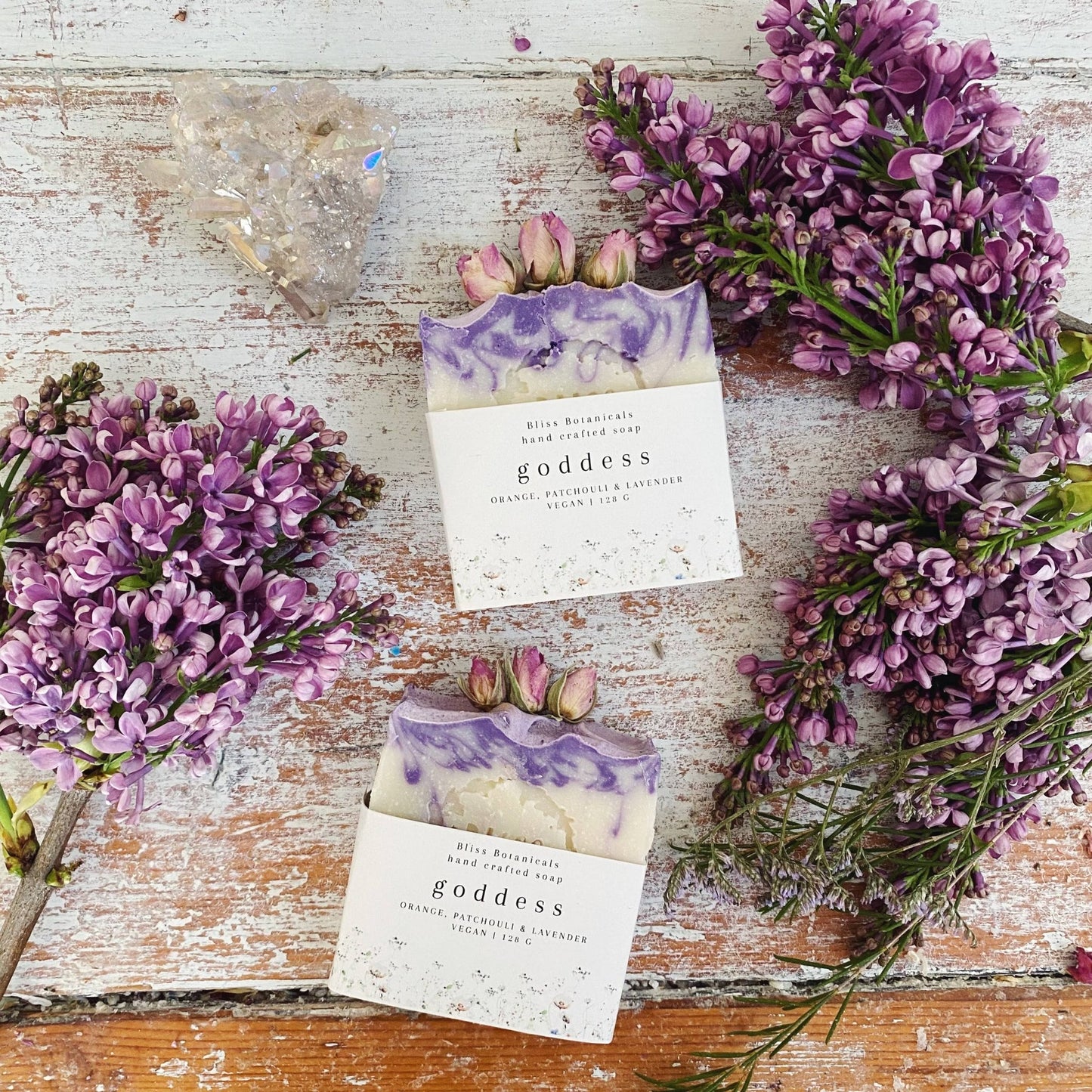Natural Handcrafted Soap - Goddess Orange, Patchouli & Lavender - Forever After Boutique