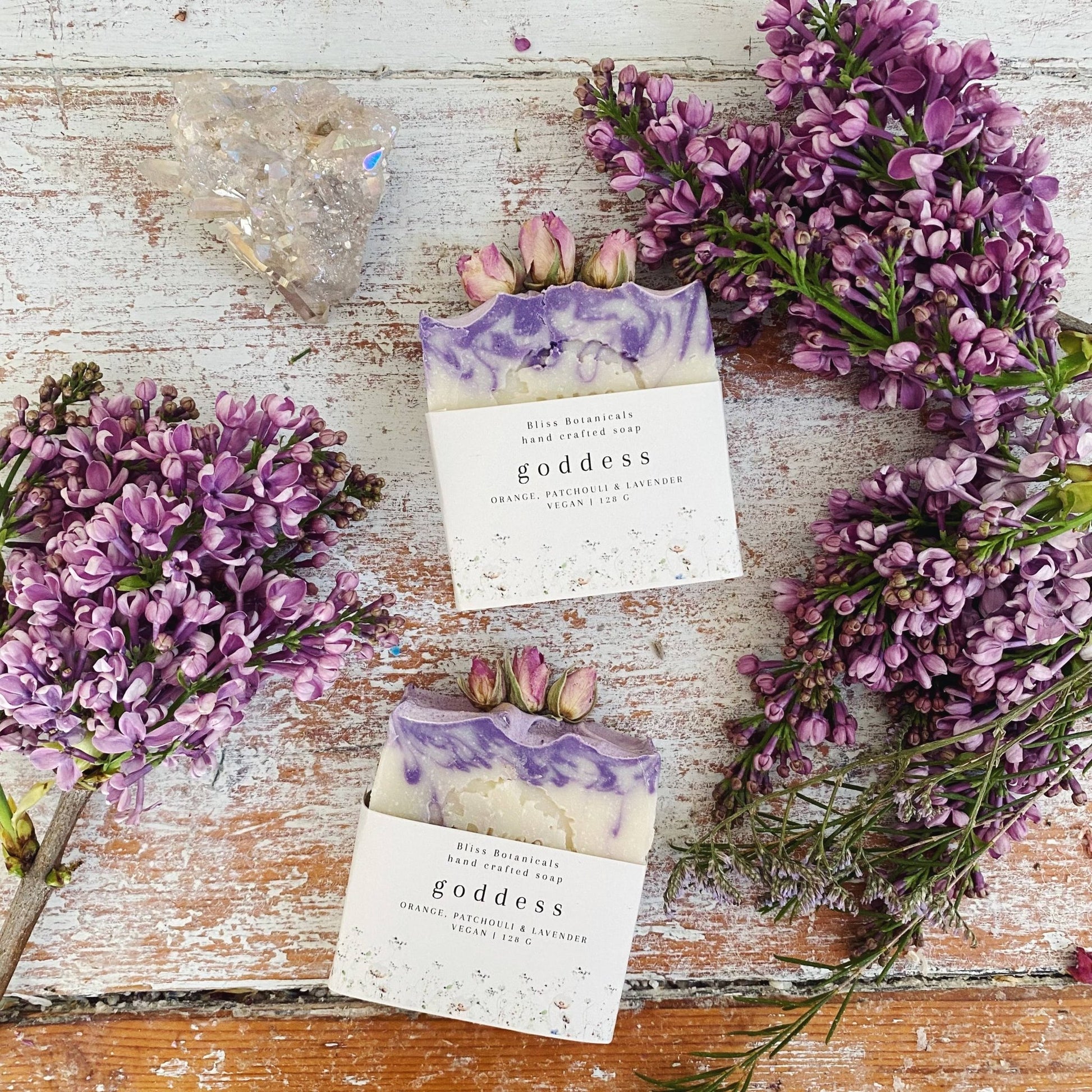 Natural Handcrafted Soap - Goddess Orange, Patchouli & Lavender - Forever After Boutique