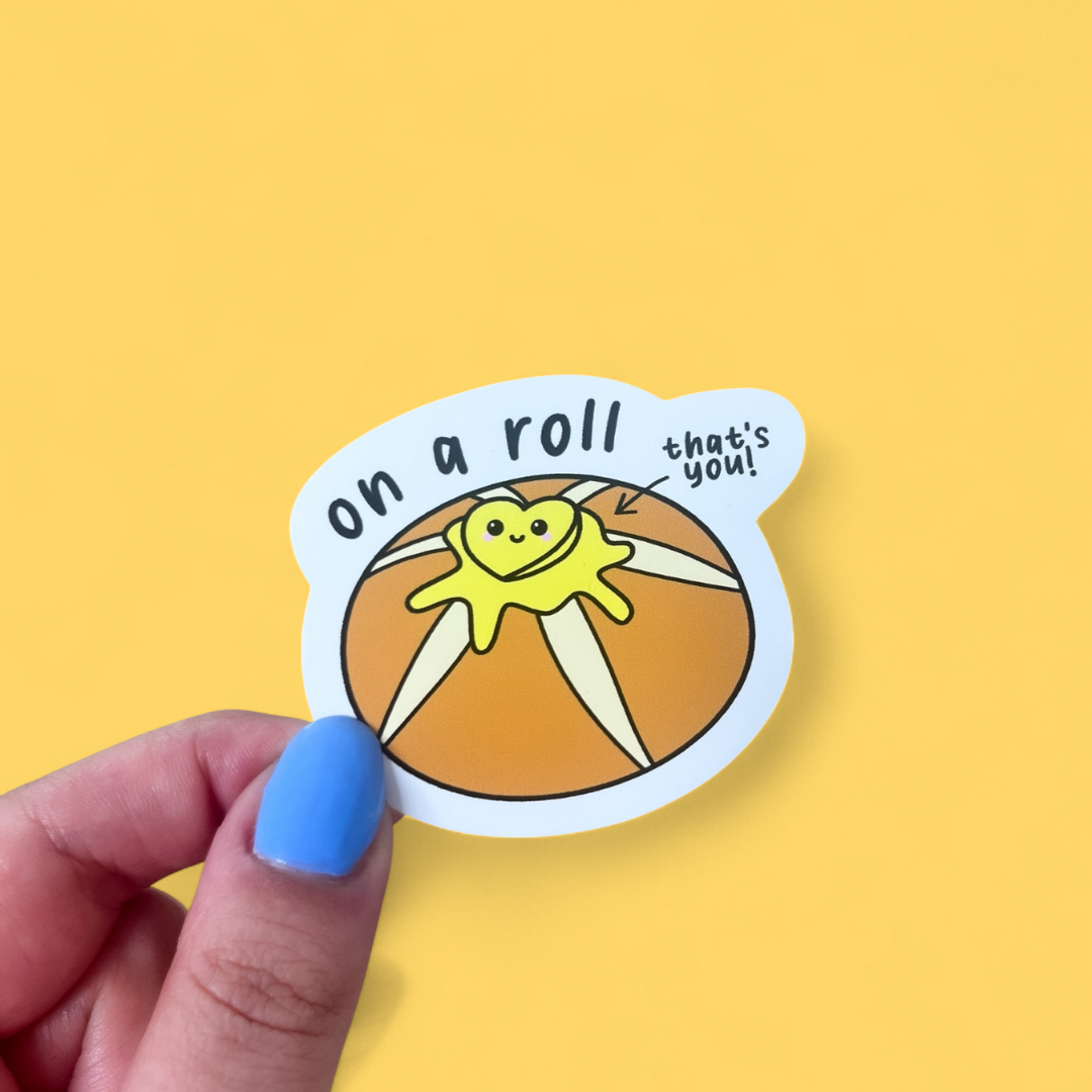 On a Roll Sticker
