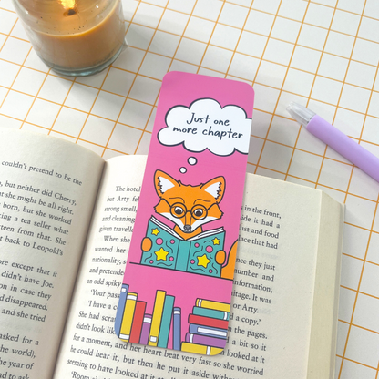 One More Chapter Bookmark ft. Maple the Fox