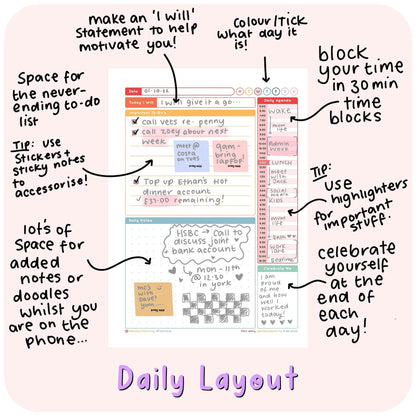 Pink Croc - Planning Journal