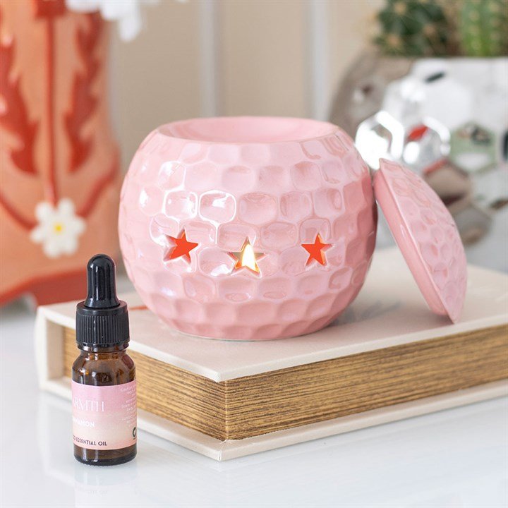 Oil/wax Burner: Pink Disco Ball