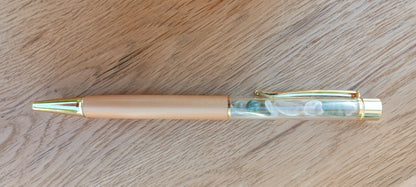 SEA GLASS FILLED BALLPOINT PEN