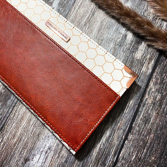 "Queen Bee" Honeycomb Continental Fab-Purse