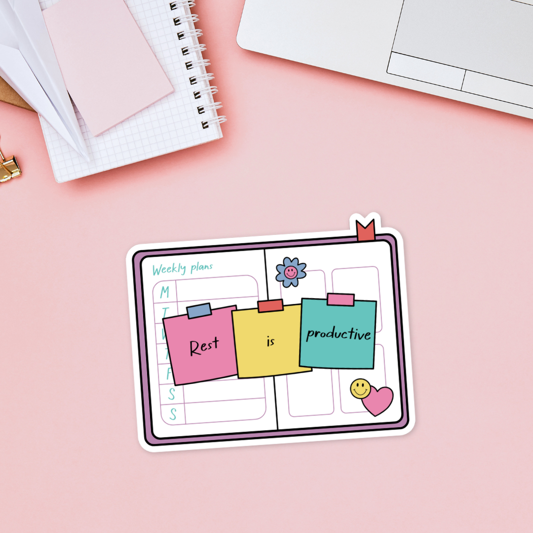 Rest Is Productive Sticker