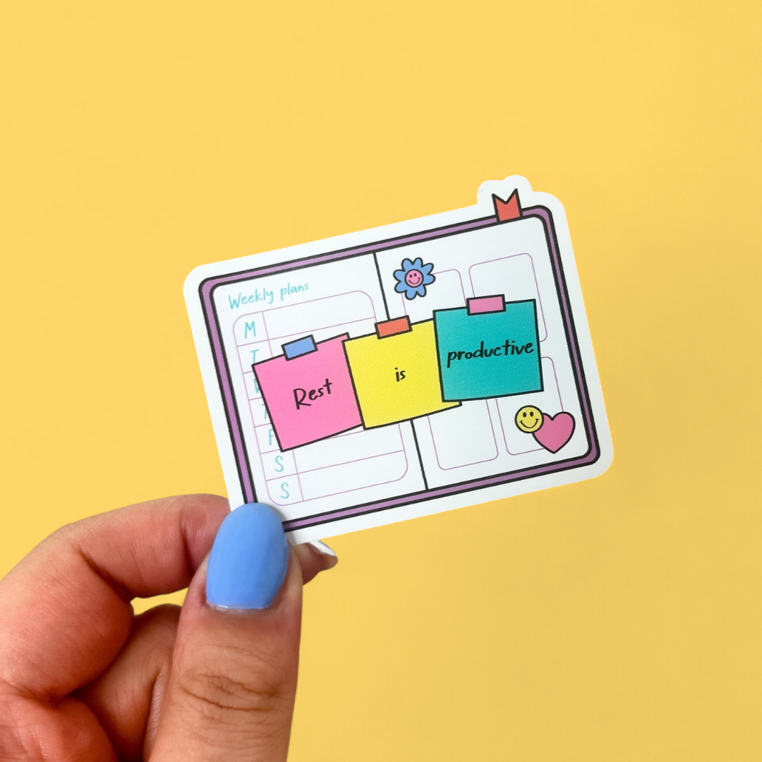 Rest Is Productive Sticker