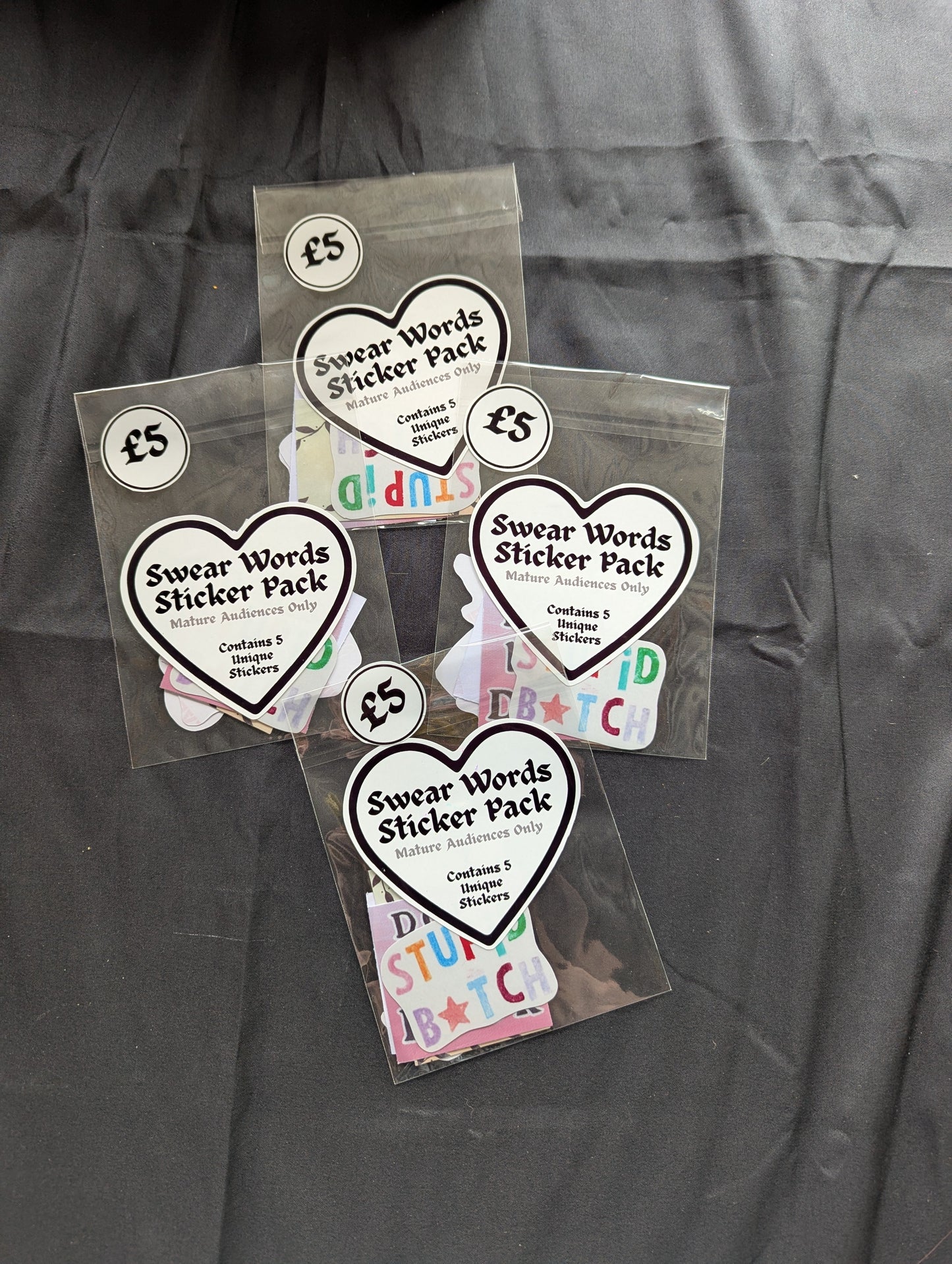 Swear word sticker packs