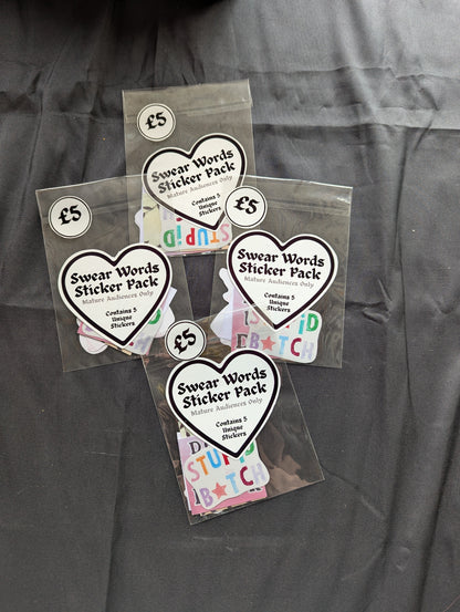 Swear word sticker packs