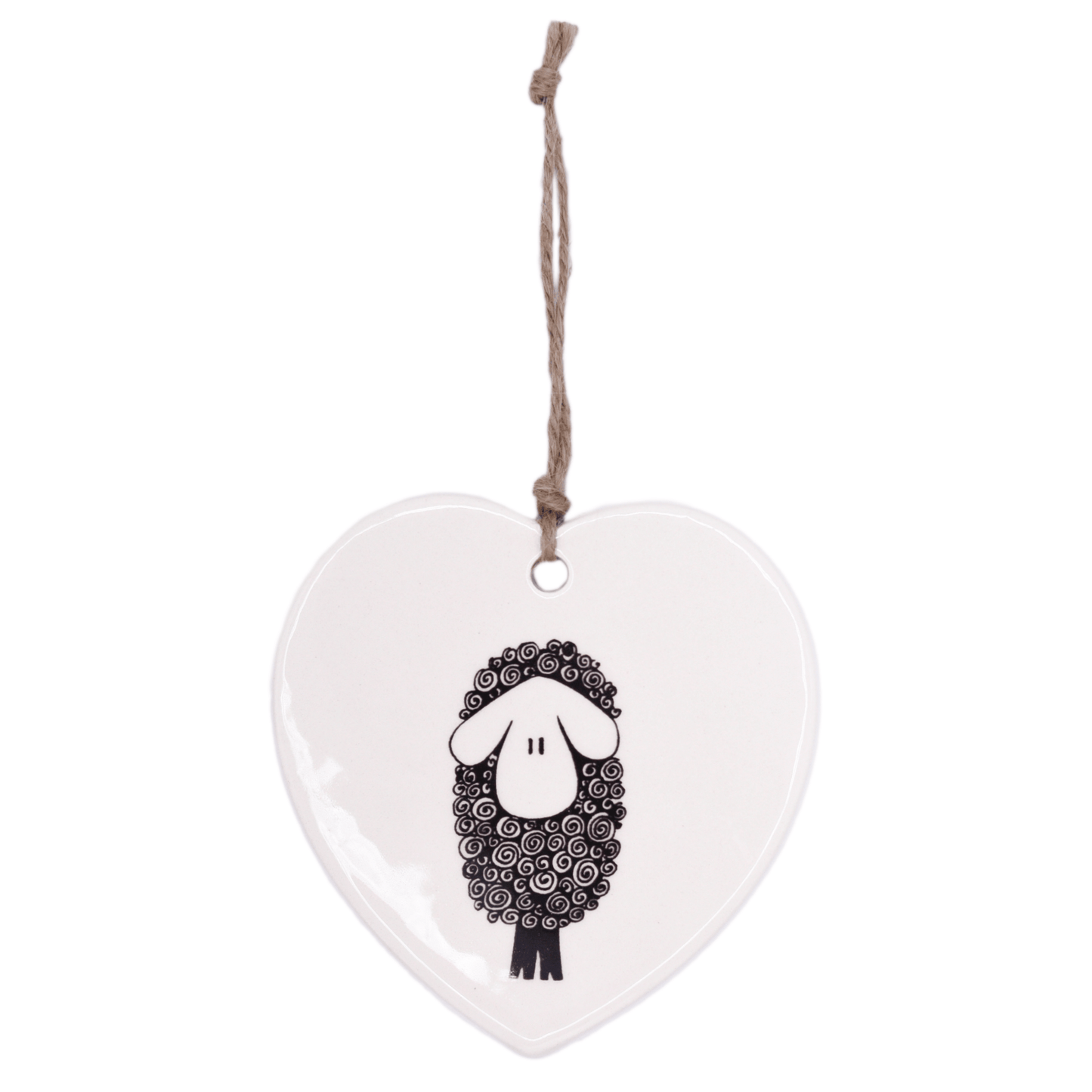 Sheep Hanging Heart - Forever After Boutique