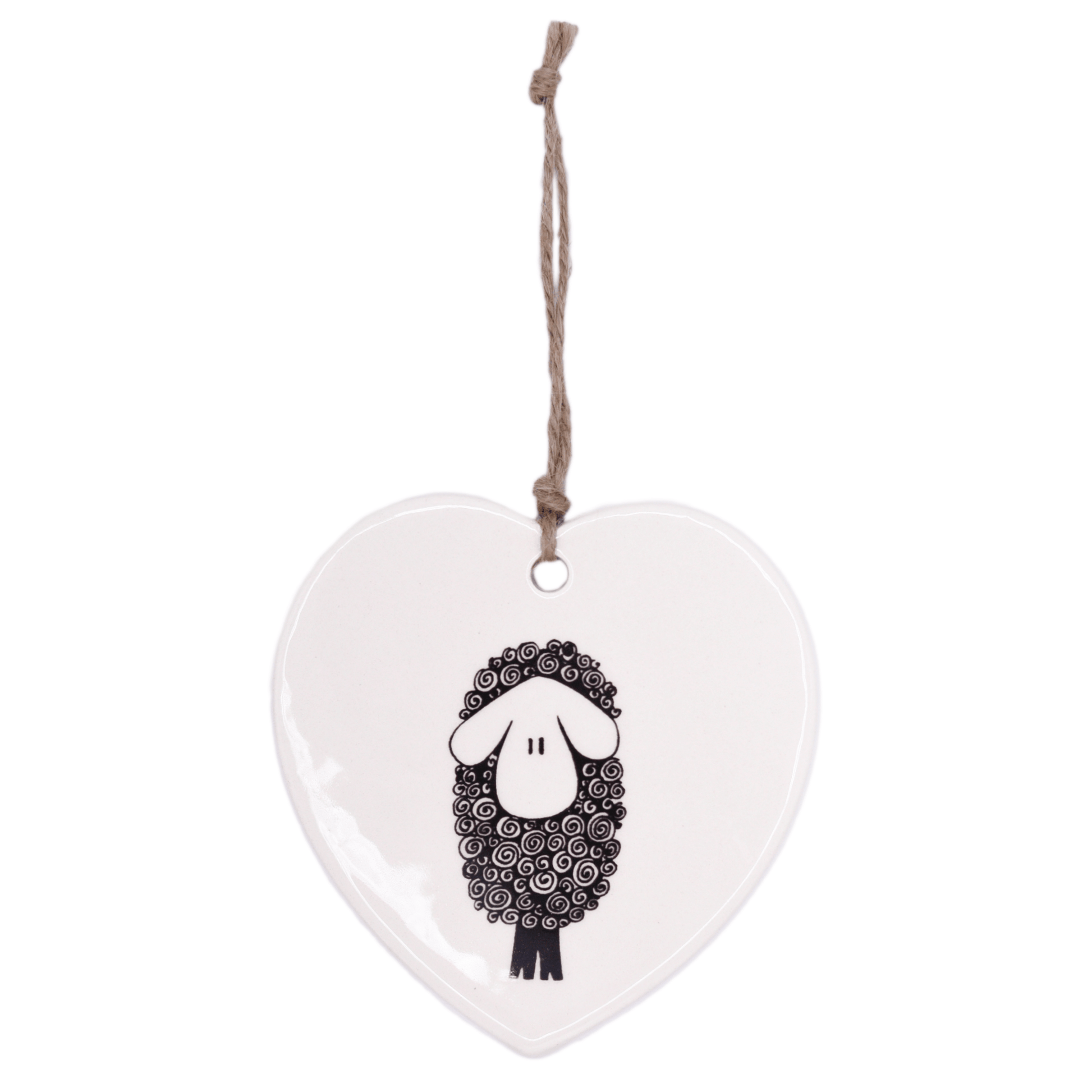 Sheep Hanging Heart - Forever After Boutique