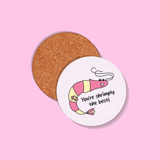 Shrimply the Best Coaster