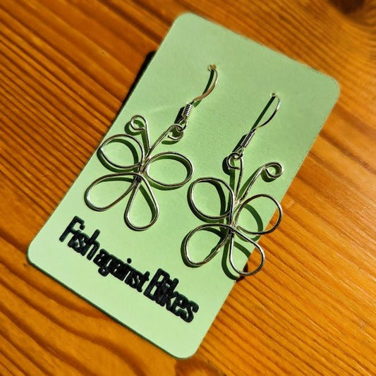 Silver butterfly earrings - Forever After Boutique