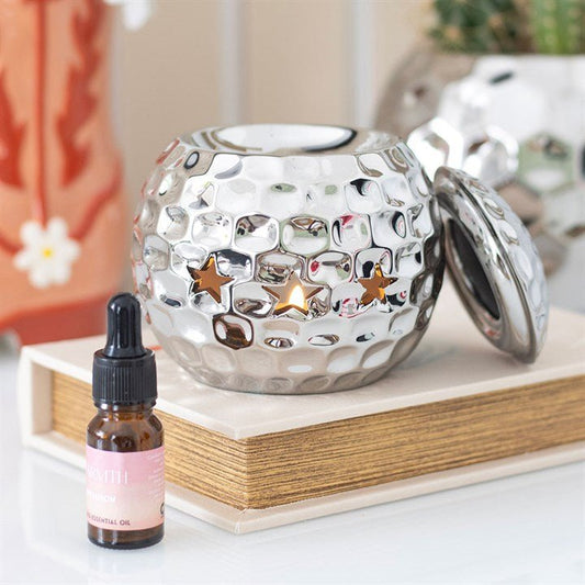Silver Disco Ball Oil Burner - Forever After Boutique