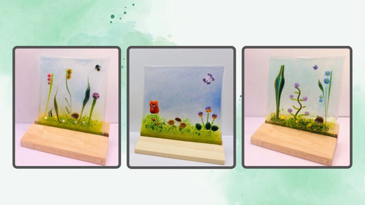 Spring Fused Glass Panel Workshop Saturday 20th April 12:30 - 2pm - Forever After Collective