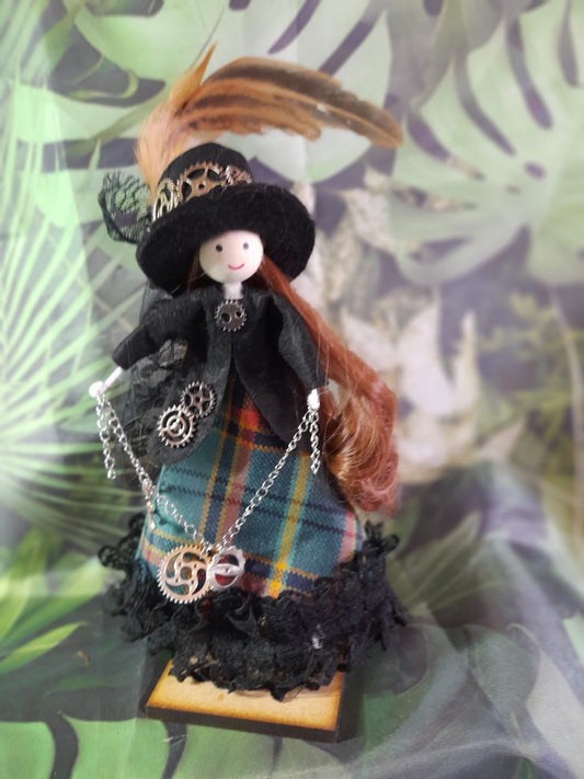 Steampunk Doll: Lady Tartan Gearhart - Forever After Boutique